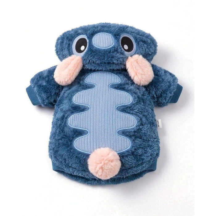 Blue Plush Hoodie