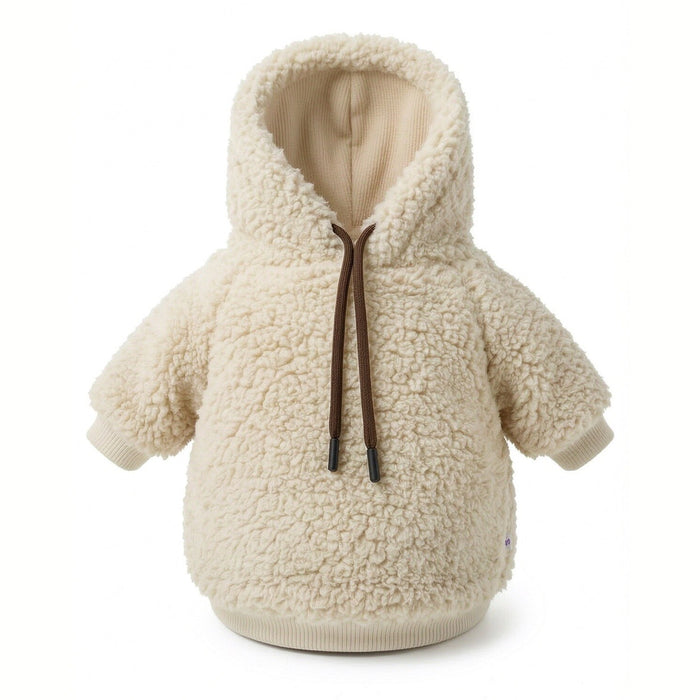 Cream Sherpa Hoodie